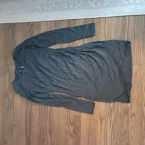 Bobi long sleeve green dress